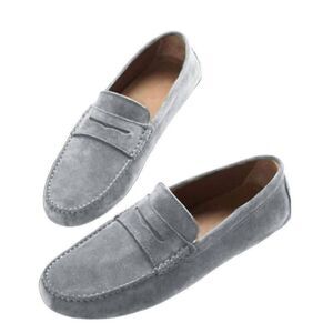 BLAKE MCKAY Jasper Grey Suede Loafer Size 10.5M